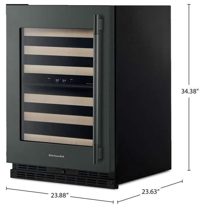 Cellier KitchenAid de 24 po sous le comptoir - genièvre - KUWL524SJP