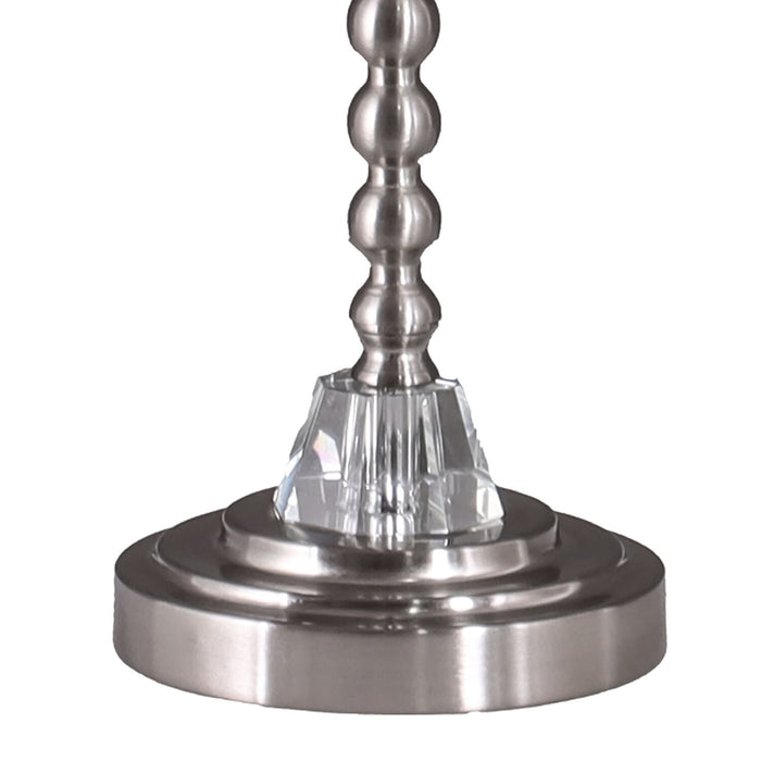 Ensemble 2 lampes de table de 30 po en nickel brossé