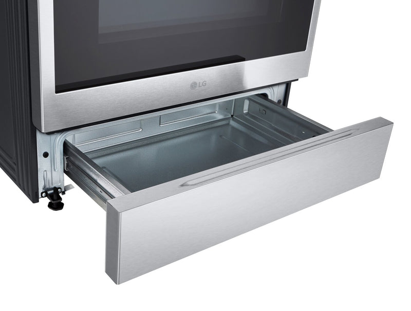 Cuisinière induction encastrée intelligente LG de 6,3 pi3 avec friture à air - LSIL6334XE