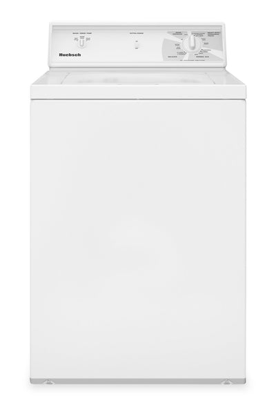 Huebsch 3.19 Cu.Ft. Top Load Non-Vended Commercial Washer – White  | Laveuse commerciale Huebsch de 3,19 pi3 à chargement par le haut sans vente - blanche