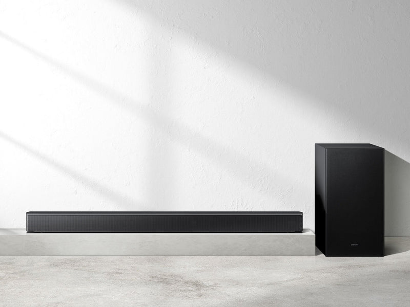 Barre de son de 370 W à 3.1 canaux HW-B650F de Samsung et caisson d’extrêmes graves sans fil