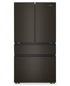 Réfrigérateur Whirlpool de 30 pi3 et de 36 po à portes françaises - acier inoxydable noir résistant aux traces de doigts - WRMF3336SV