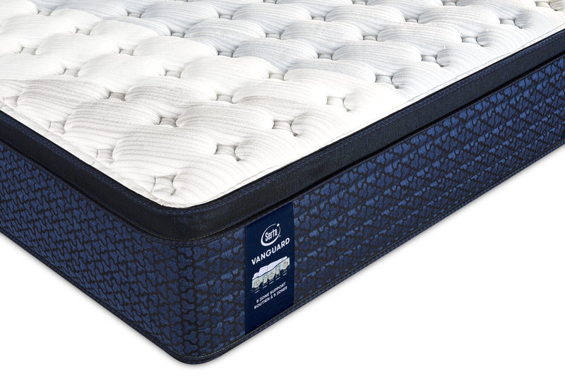 Matelas ferme à Euro-plateau Stonehaven Vanguard de Serta pour grand lit 