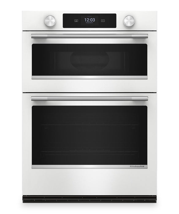 Four mural combiné intelligent électrique KitchenAid de 30 po - blanc - KOEC730SWH