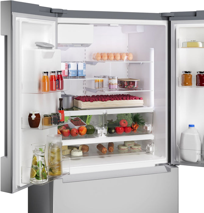 Réfrigérateur Bosch de 36 po et de 21,6 pi3 à portes françaises - acier inoxydable résistant aux traces de doigts - B36CD10ENS