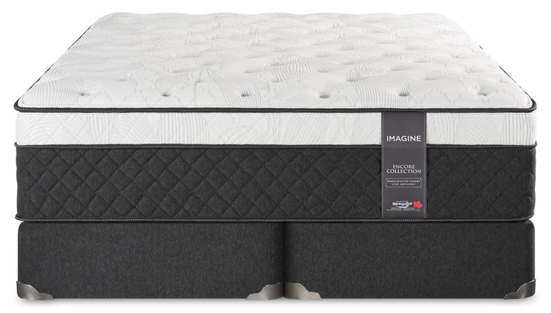 Ensemble matelas moelleux à Euro-plateau Encore Imagine de Springwall pour très grand lit 