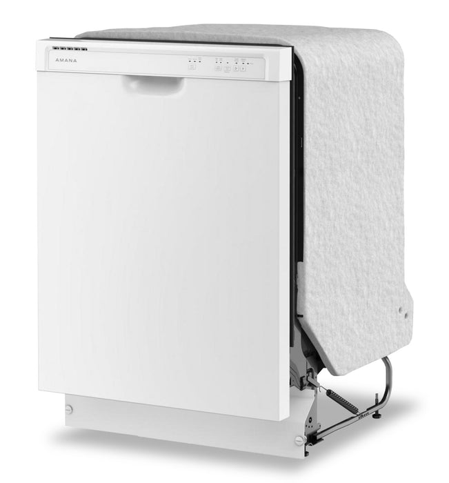 Lave-vaisselle Amana à 59 dBA de 24 po avec commandes à l’avant - blanc - ADFS2524RW