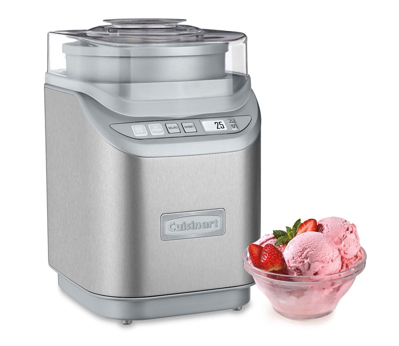 Sorbetière à yogourt glacé, à crème glacée, à gelato et à sorbet Gelateria de Cuisinart - ICE-70C