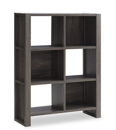 Oscar Owen 36" 6-Cube Bookcase - Grey|Bibliothèque Oscar Owen de 36 po à 6 cubes - grise