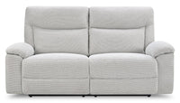  Sofa à inclinaison électrique Spencer de 80,9 po en tissu de chenille - gris