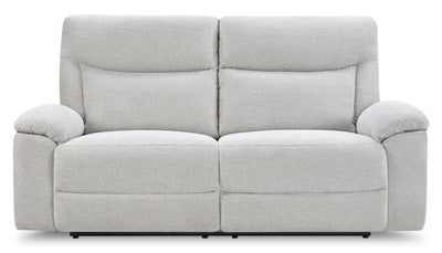 Spencer 80.9" Chenille Fabric Power Reclining Sofa - Grey | Sofa à inclinaison électrique Spencer de 80,9 po en tissu de chenille - gris