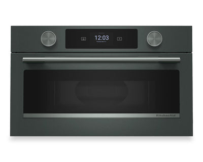 Kitchenaid® 30" Built-In Microwave Oven with Air Fry – Juniper - KMBS730SJP | Four à micro-ondes encastré KitchenAid de 30 po avec friture à air - genièvre - KMBS730SJP