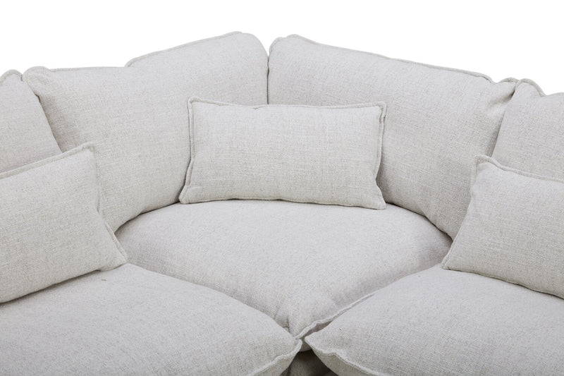Sofa sectionnel Monaco 5 pièces - blé