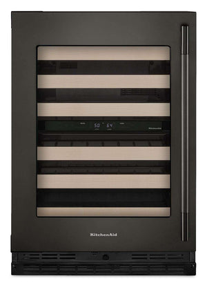 Cellier KitchenAid de 24 po sous le comptoir - minerai noir - KUWL524SBE