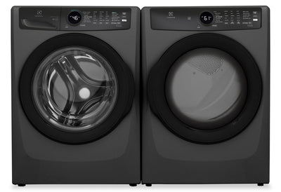 Electrolux 5.2 Cu. Ft. Front-Load Steam Washer and 8 Cu. Ft. Electric Dryer – Titanium  | Laveuse à la vapeur à chargement frontal de 5,2 pi³ et sécheuse électrique de 8 pi³ d’Electrolux - titane