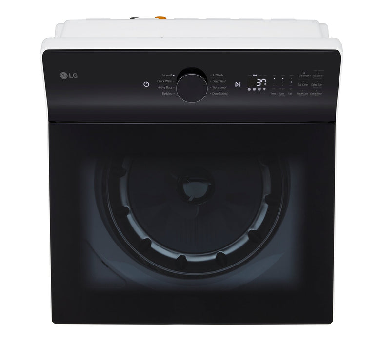 Laveuse intelligente haute efficacité LG à chargement par le haut de 6,1 pi³ - blanche - WT8405CW