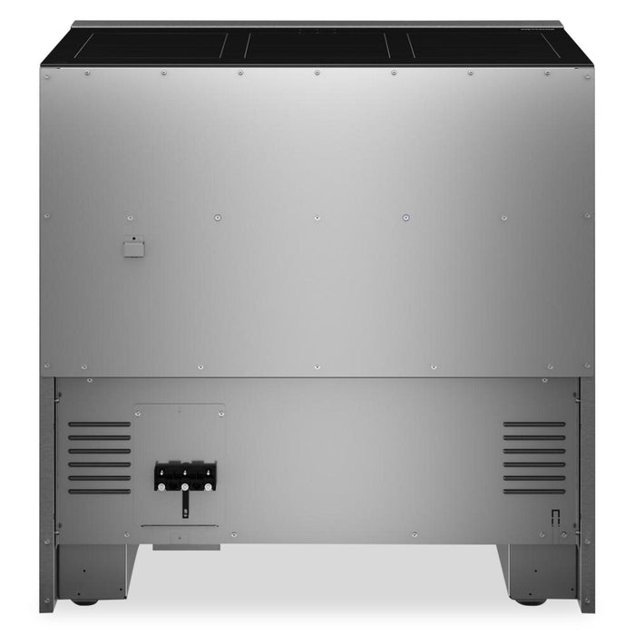 Cuisinière à induction KitchenAid de 5,1 pi3 et de 36 po avec friture à air sans préchauffage - minerai noir - KFIS936SBE 