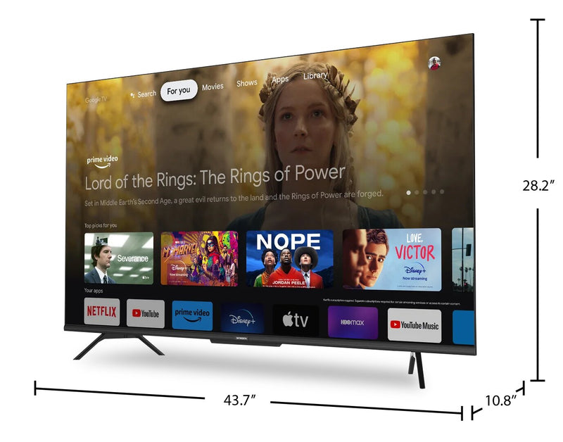 Téléviseur Skyworth UE7650 4K de 50 po avec Google TVMC