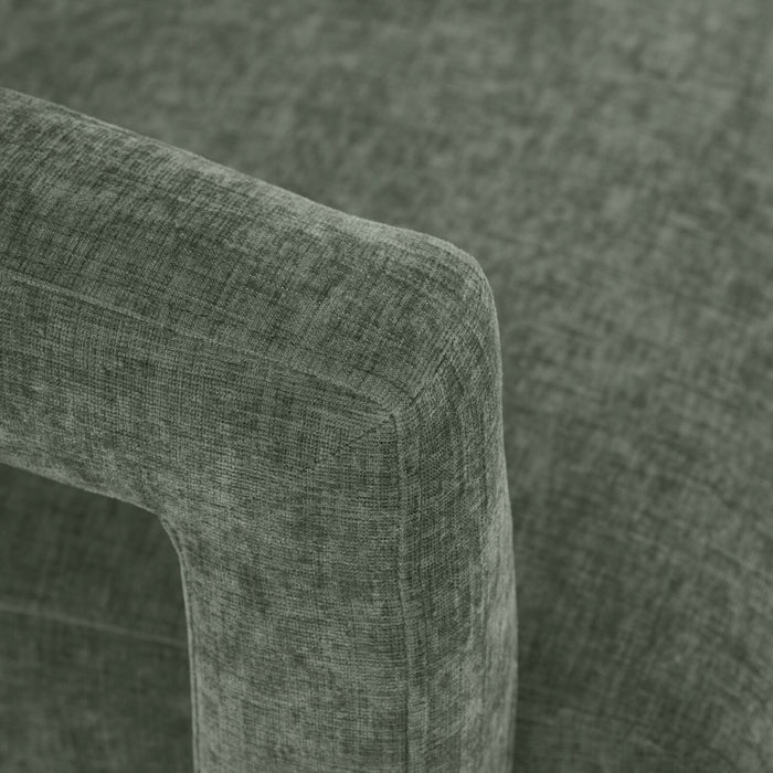 Fauteuil d’appoint Demi de 30 po d’apparence lin - vert