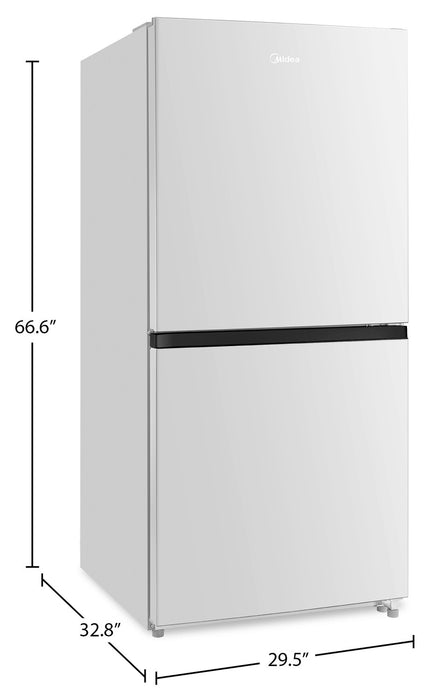 Appareil vertical 3 en 1 Midea de 20 pi3 convertible en réfrigérateur ou congélateur - blanc - MRU21C7BWW 