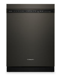  Lave-vaisselle KitchenAid de 24 po et de 44 dBA avec troisième panier 360° Max JetsMC - minerai noir - KDFS424SBE