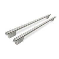  Trousse de poignées KitchenAid 2 pièces pour réfrigérateur à compartiments juxtaposés - acier inoxydable - W11777161
