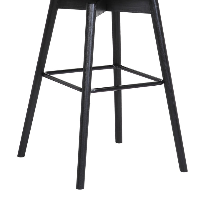 Tabouret bar pivotant Nash de hauteur comptoir - gris foncé