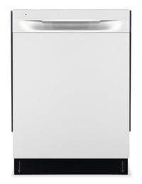 Lave-vaisselle Frigidaire de 24 po et de 49 dBA avec commandes sur le dessus et technologie DishSenseMC - blanche - FDHP4336AW