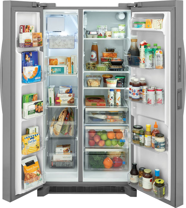 Réfrigérateur Frigidaire Gallery de 26 pi3 et de 36 po à compartiments juxtaposés - acier inoxydable - GRSN2620AF
