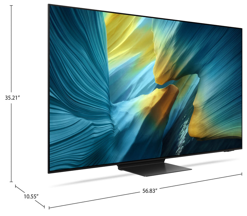 Téléviseur intelligent DELO Samsung S95F AI 4K de 65 po (QN65S95FAFXZC)