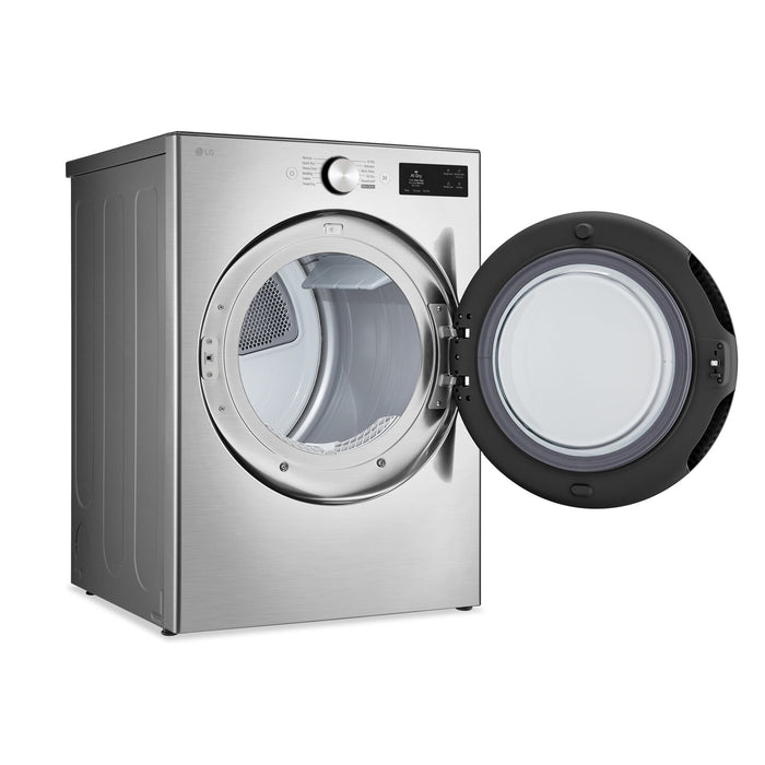 Sécheuse à gaz intelligente LG à chargement frontal de 7,4 pi3 avec AI Sensor DryMC - acier graphite - DLGX5801V