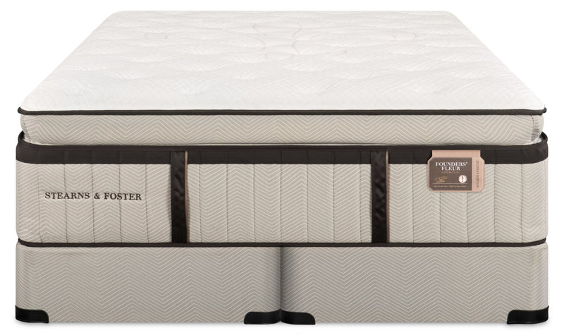 Ensemble matelas luxueux à Euro-plateau épais Stearns & Foster® Swansea pour très grand lit