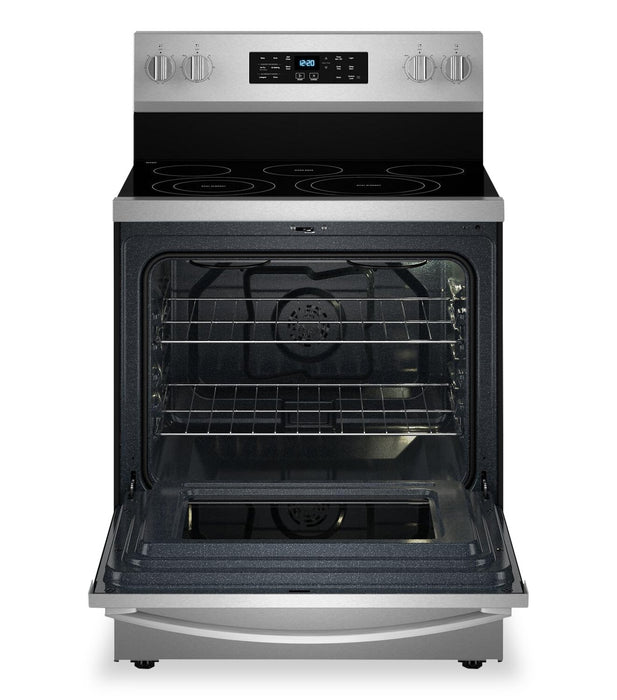 Cuisinière électrique Whirlpool de 5,3 pi3 avec friture à air sans préchauffage - acier inoxydable - YWFES5030RZ