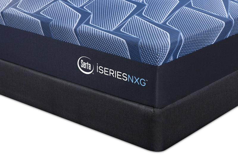 Ensemble matelas luxueux moyen à plateau régulier NXG1300 iSeries de Serta pour lit double