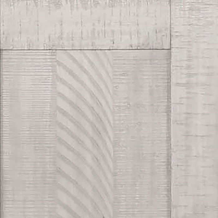 Ensemble de salle à manger Willow 5 pièces avec table, rallonge de 84 po à 106 po (L) et 4 chaises - blanc rustique et brun