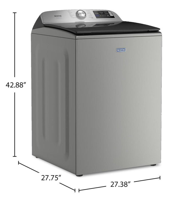 Laveuse intelligente Animal Pet Pro de Maytag à chargement par le haut de 6,0 pi3 - argenté radieux - MTW7205RR