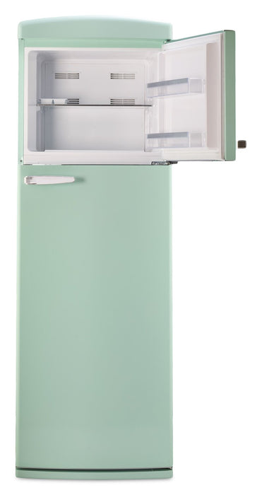 Réfrigérateur Classic Rétro d’Unique de 24 po et de 11 pi3 à congélateur supérieur - vert menthe estival - UNQ-310L LG TM