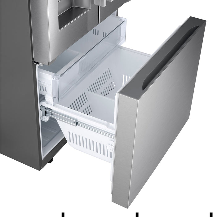 Réfrigérateur LG de 33 po et de 25 pi³ de profondeur standard à portes françaises - acier inoxydable - LF25H6330S