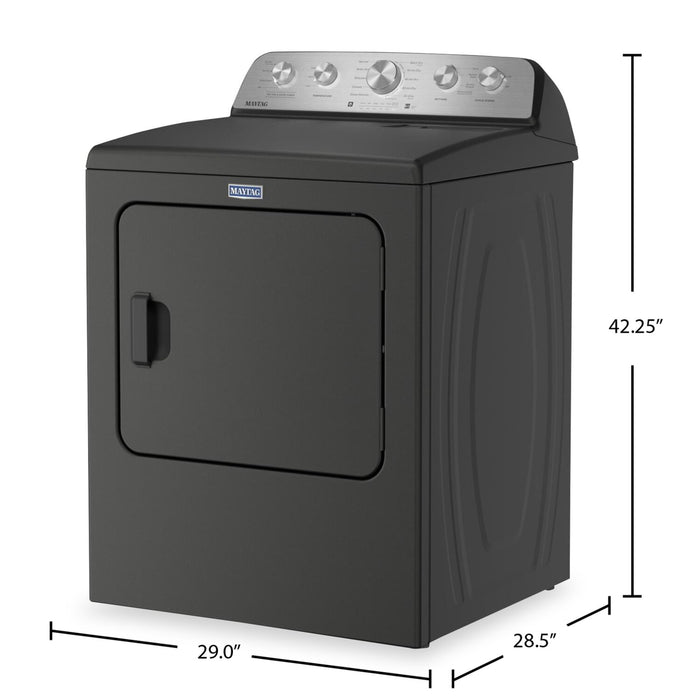 Sécheuse à gaz Maytag de 7,0 pi3 avec option Animal Pet Pro - noir volcan - MGD5605RU 