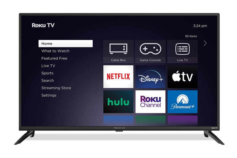 Téléviseur intelligent DEL Proscan UHD 4K de 43 po avec Roku TV (PTRU4380)