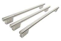 Trousse de poignées KitchenAid pour réfrigérateur à portes françaises - acier inoxydable - W11777168