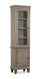 ["Section latérale rustique Baron de 22 po avec rangement et système de gestion des câbles - gris tourterelle"]