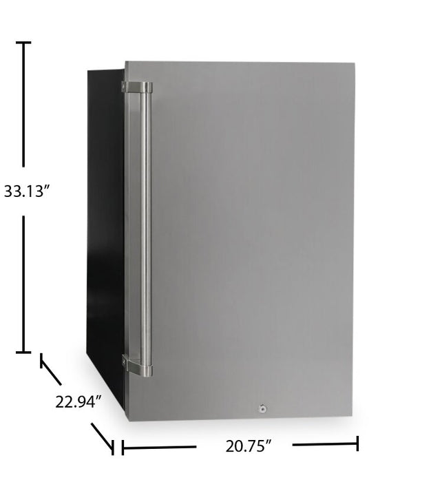 Réfrigérateur Danby de 4,4 pi3 et de 20,7 po pour l’extérieur - acier inoxydable - DAR044A1SSO