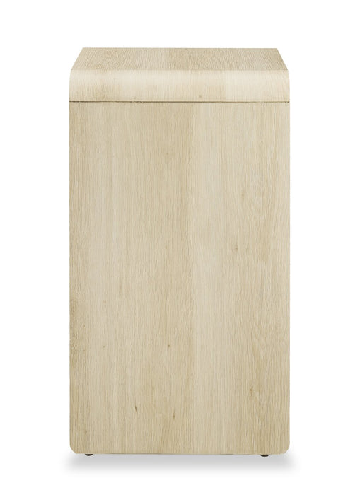 Table de nuit Odin de 18 po (l) x 25,75 po (H) avec tablette de rangement - naturelle