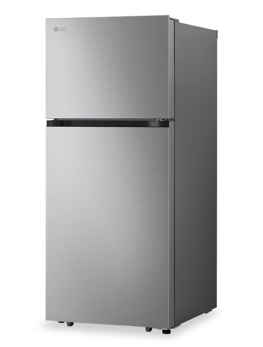 Réfrigérateur LG de 18 pi³ et de 28 po à congélateur supérieur qui convient à une installation dans un garage - acier inoxydable - LT18S2100S
