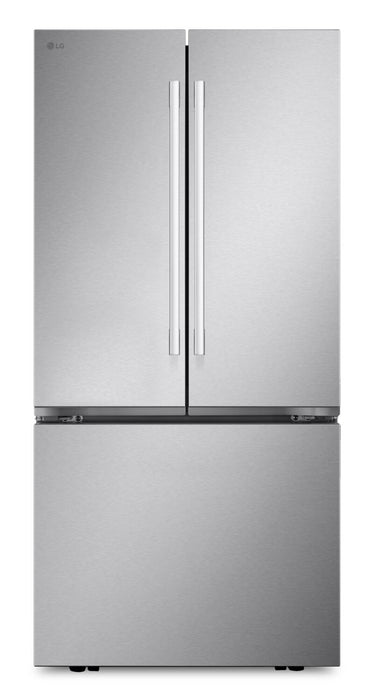 Réfrigérateur LG de 25 pi3 et de 33 po de profondeur standard à portes françaises - acier inoxydable - LF25H6200S