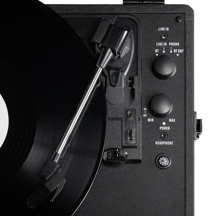 Tourne-disque illuminé en forme de valise Journey Glow de Victrola - noir (VSC-700SB-BLK)