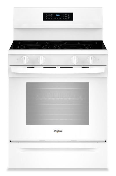 Whirlpool 30" 5.3 Cu. Ft. Electric Range with No Preheat Air Fry - White - YWFES7030SW | Cuisinière électrique Whirlpool de 5,3 pi3 et de 30 po avec friture à air sans préchauffage - blanche - YWFES7030SW