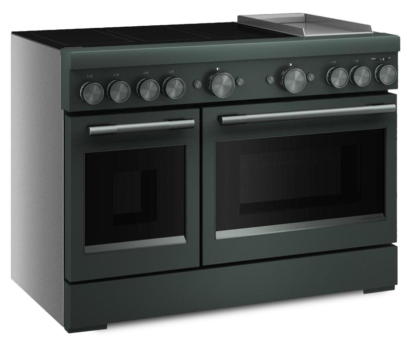 Cuisinière à induction amovible KitchenAid de 6,3 pi³ avec plaque chauffante - genièvre - KFID948SJP