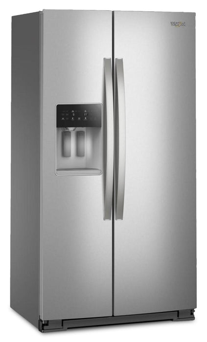 Réfrigérateur Whirlpool de 21 pi³ et de 36 po à compartiments juxtaposés - acier inoxydable résistant aux traces de doigts - WRSC5536RZ